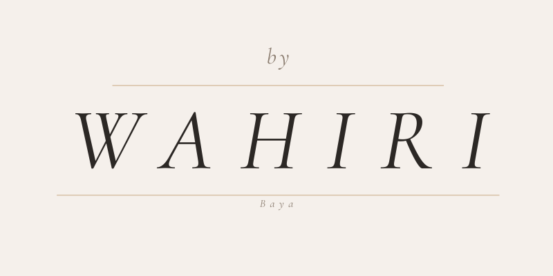 Wahiri Jewelry